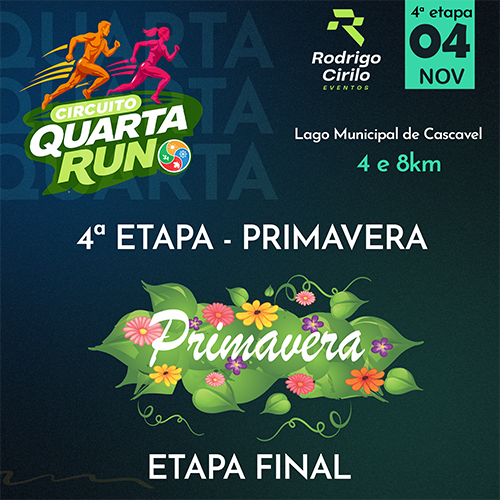 Quarta Run - Primavera 2026 - Etapa Final
