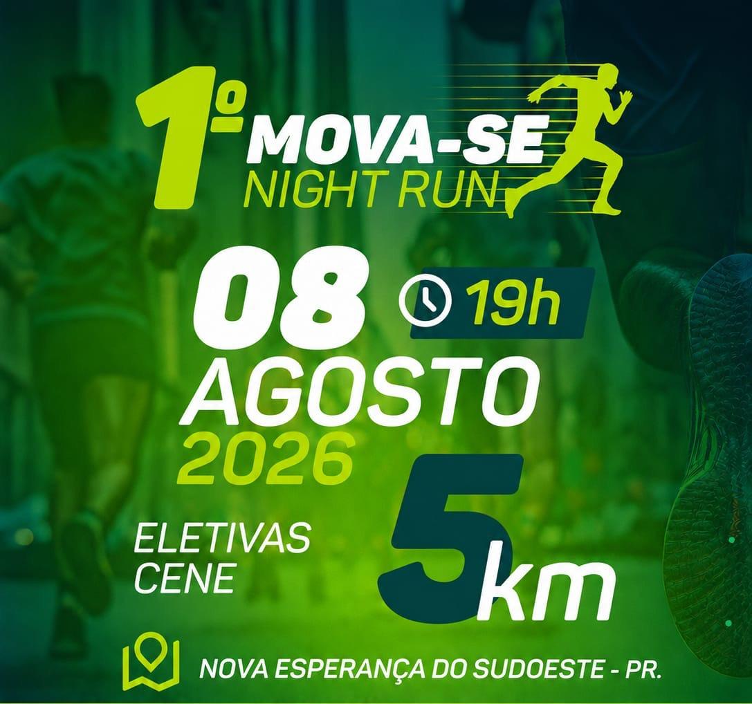 1º Mova-se Night Run - Nova EsperanÇa Do Sudoeste